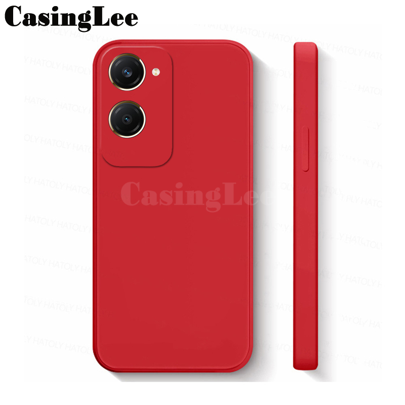 For Vivo Y03T Case Soft Silicone Liquid Lens Protection Slim For Vivo Y03T Back cover Phone Cases. 