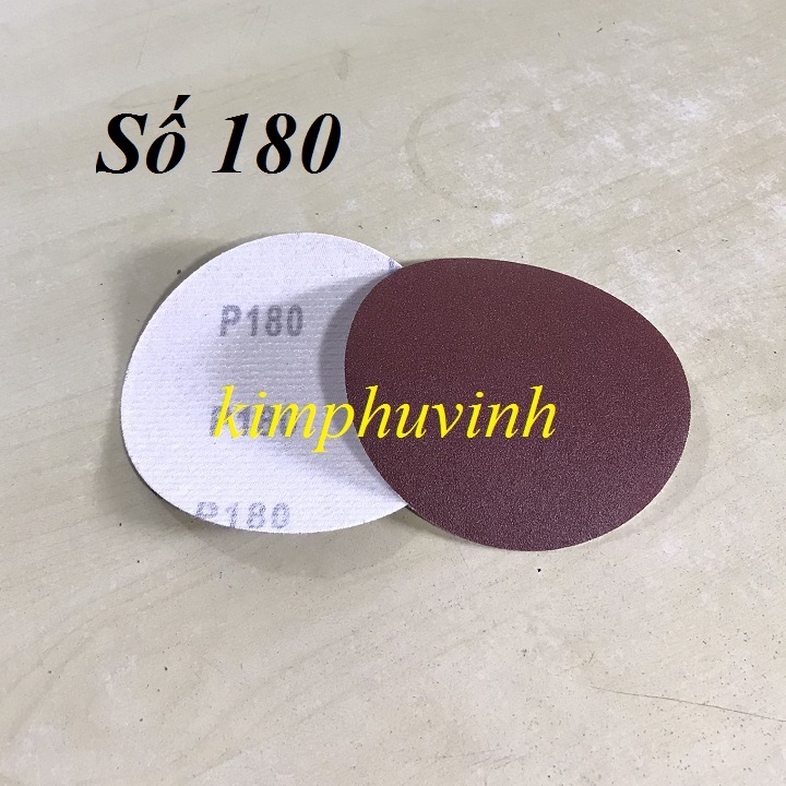 10 TỜ - GIẤY NHÁM DÁN 100MM - GIẤY NHÁM TRÒN - ĐẾ CHÀ NHÁM