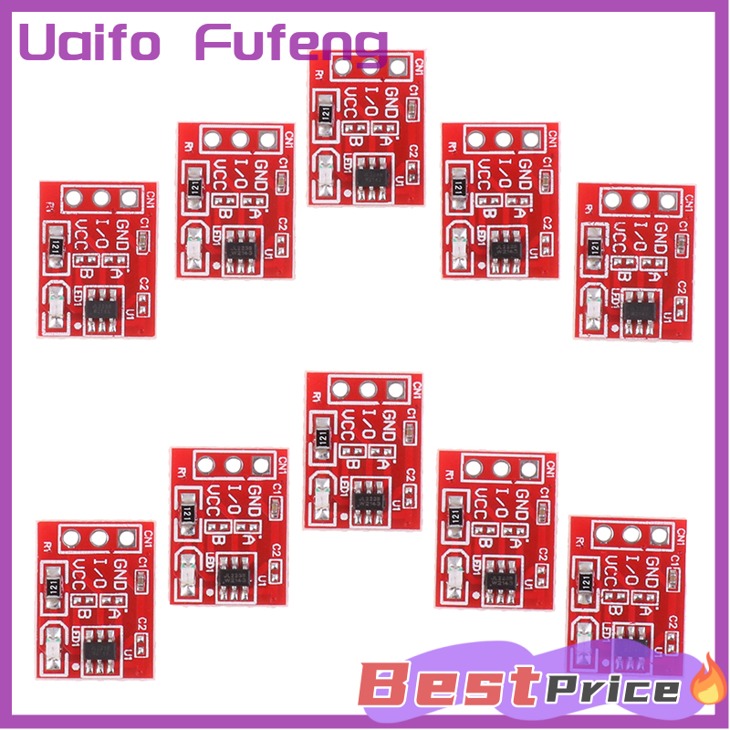 Uaifo 10PCS TTP223 Touch Button Switch Capacitive Sensor Module Self-Locking