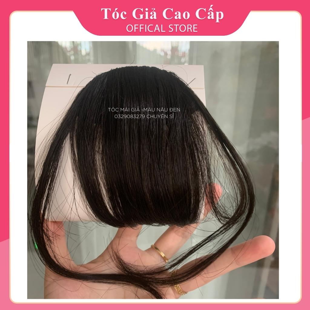 Tóc giả nữ ❤️FREESHIP❤️Tóc mái thưa có bát