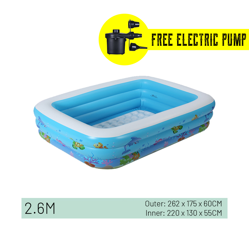 large size inflatable pool