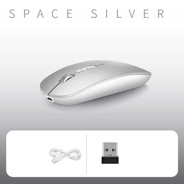 Chuột không dây Wireless M103 pin sạc siêu mỏng - phiên bản Silent không tiếng click Nhất Tín Computer