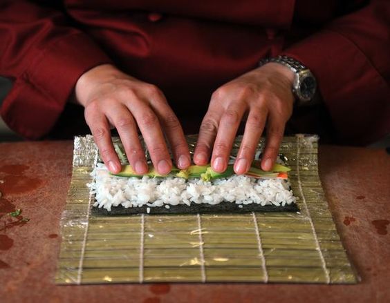 Mành Tre Cuộn Sushi, Kimbap