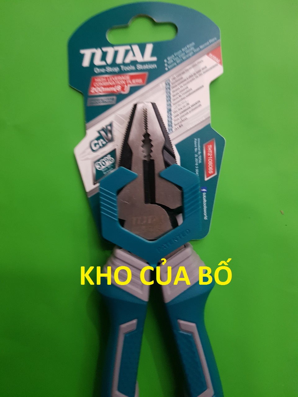 Kềm răng cao cấp (8inch) Total THT210806S