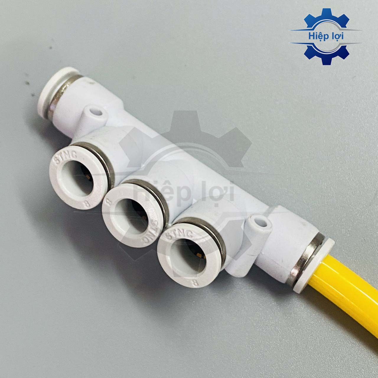Năm ngã nối khí nén YPK STNC – Chia khí 5 hướng, lắp nhanh, phù hợp hệ thống khí nén đa điểm