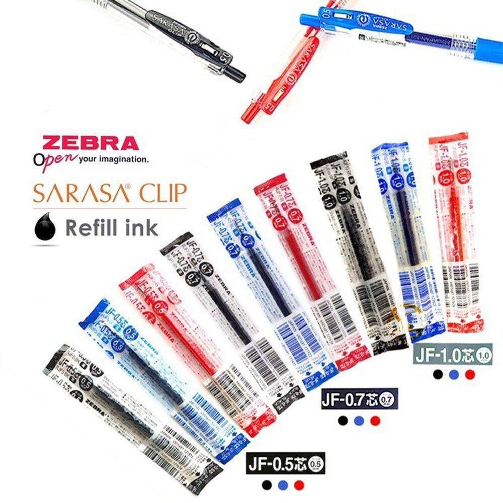 Zebra JF Sarasa Clip Refill 0.5mm / 0.7mm / 1.0mm Lazada