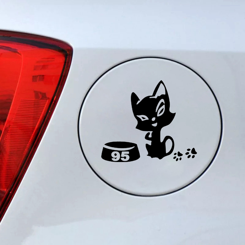 【Hottest Trends】CK3165#12*10cm Cat on a gas tank 95 reflective funny ...