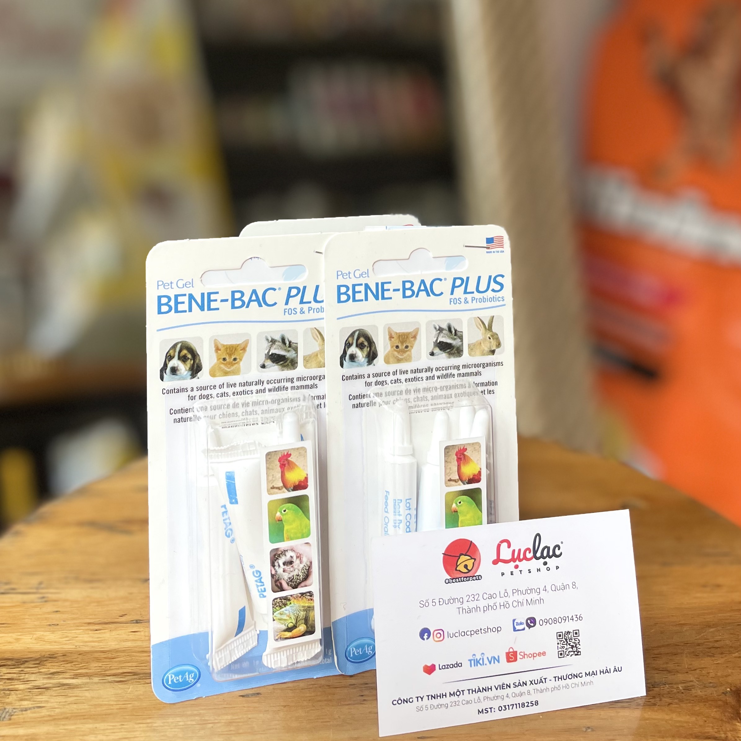 [Hoàn tiền 10%] Men tiêu hóa Bene-Bac Plus cho Chó Mèo