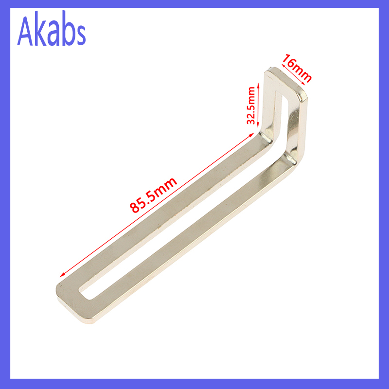 Akabs Nickel-plated Corner Bracket Adjustable 90 Degree L-Shaped Corner Brackets Angle Iron Connector Shelf Support Accessories