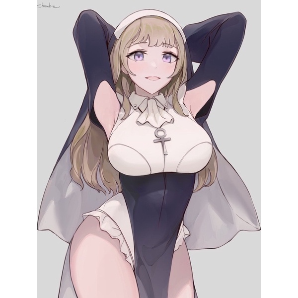 AA18-[Có sẵn] Set Đồ Hoá Trang Nhân Vật Nun Nữ Tu Cosplay