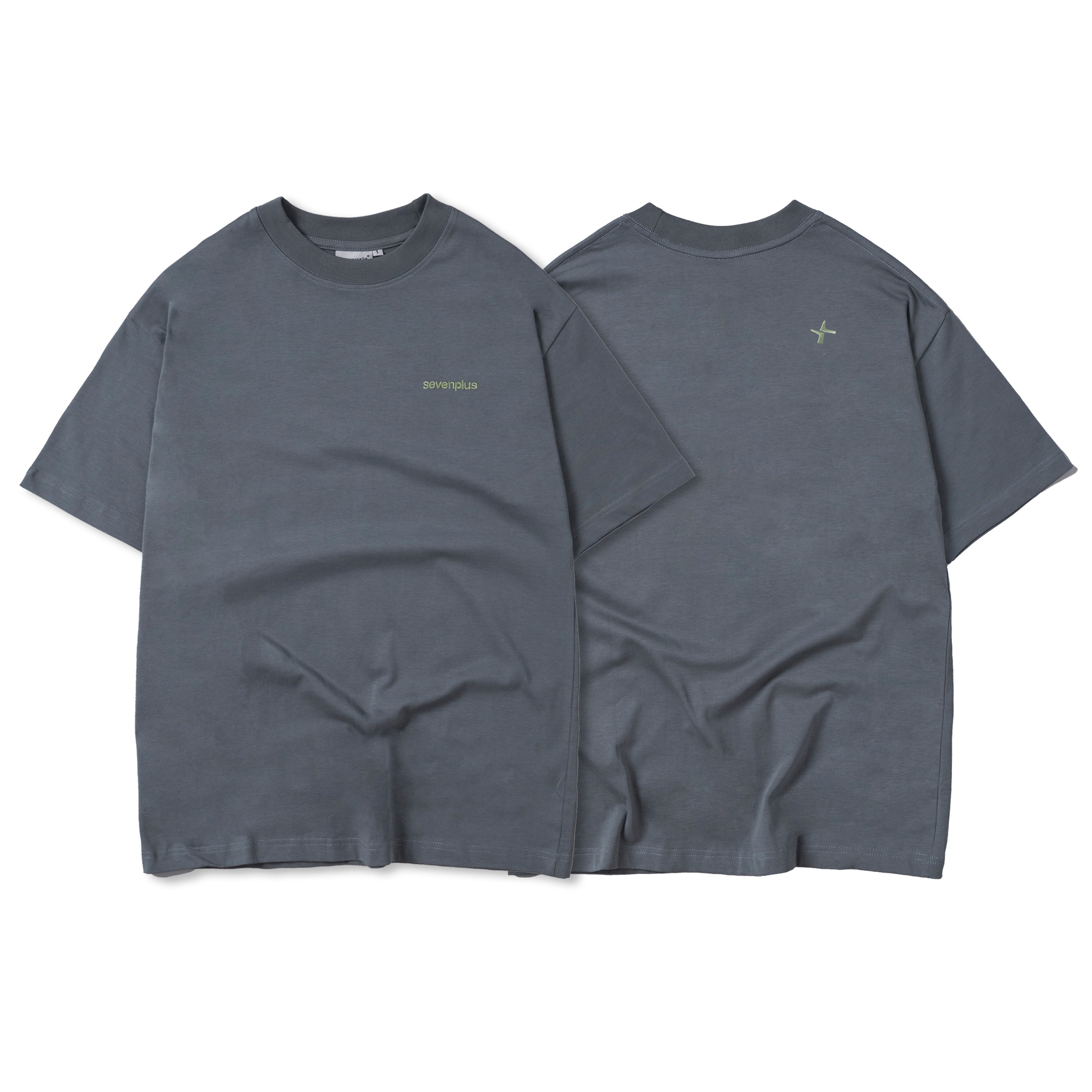 Áo thun basic form rộng logo thêu SEVENPLUS / SP-T03