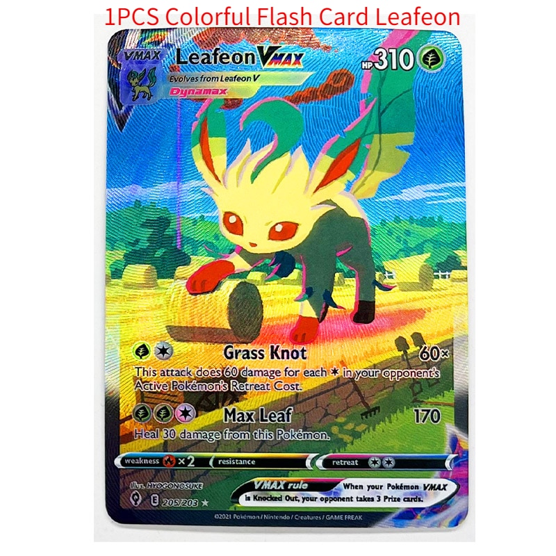 Pokemon Vmax Charizard Paper Card DIY Toys Hoies Hoy Collectibles Game Collection Anime Cards