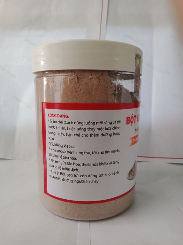 500gram bột gạo lứt đỏ nguyên chất