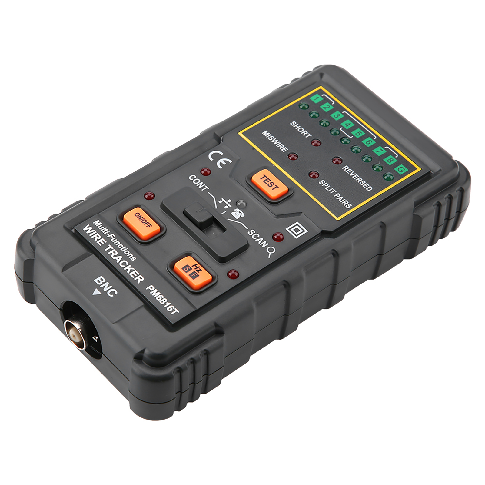 PEAKMETER PM6816 Network Cable Wire Tracker Receiver Emitter Line Finder RJ45 RJ11