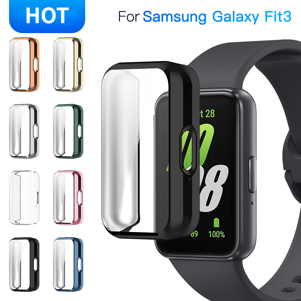 Miếng bảo vệ màn hình trường hợp cho Samsung Galaxy fit3 bảo hiểm đầy đủ bội thu nhựa TPU mềm Vỏ bảo vệ cho Samsung Samsung thiên hà phù hợp với 3