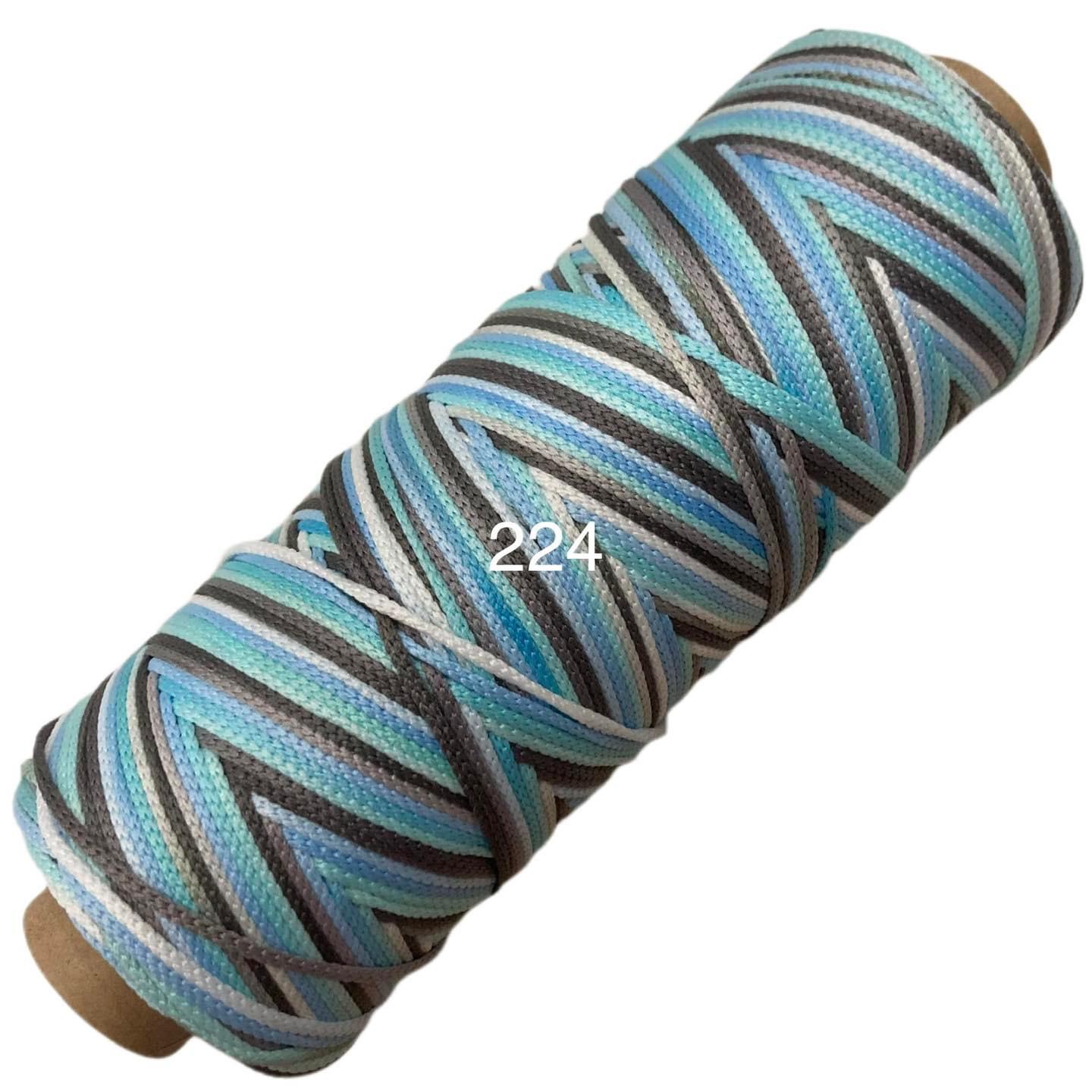 Sợi Dệt loang ombre cuộn 125g - 2mm