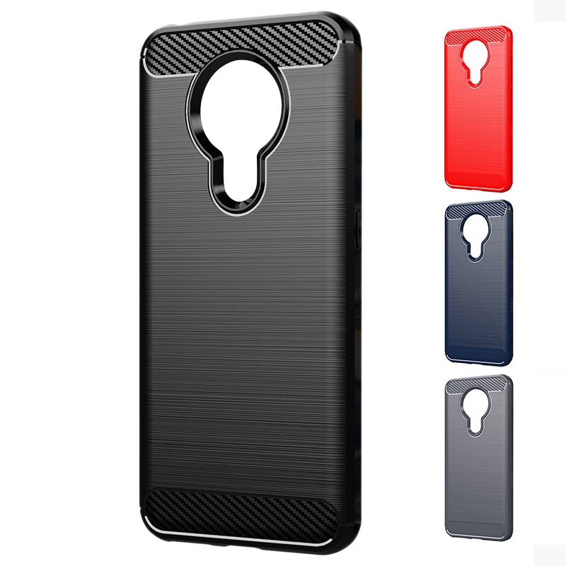 Suitable for Nokia 5.3 Case Anti-Fall Protective Shell Brushed Shell Protective Soft Shell TPU Case