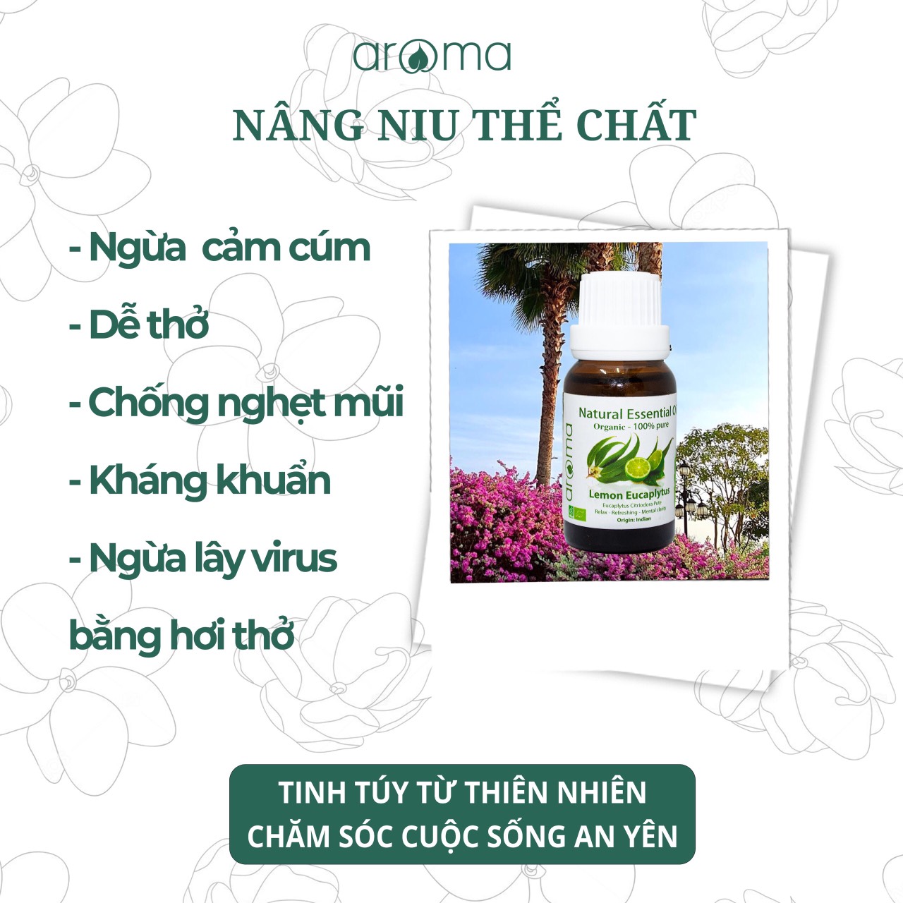 Cinnamon-calm blend essential oil