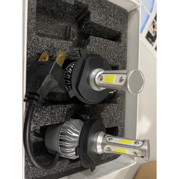 Đèn Pha C6 3 Tim Led Chân H4 Gắn Xe Máy