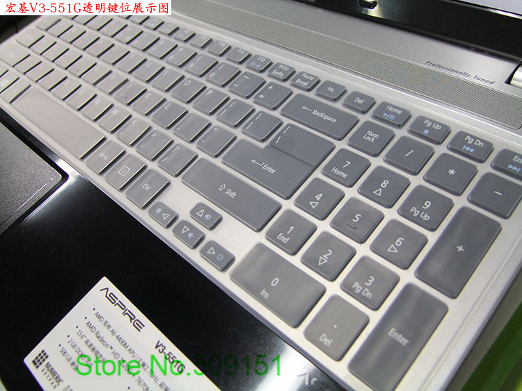 【UrbanNomad】15 17 inch laptop keyboard cover Protector for Acer Aspire ES 15 ES1-531 ES1 531. 