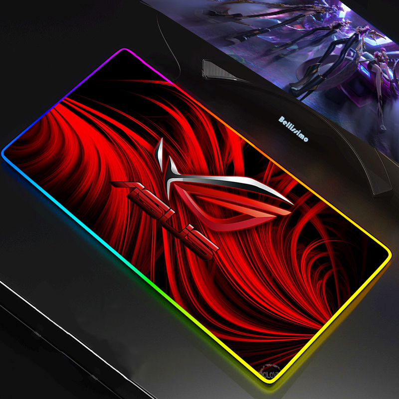 【New Arrivals】Rog Pc Accessories XXL Rgb Led Mouse Pad Gaming Play Mats ...