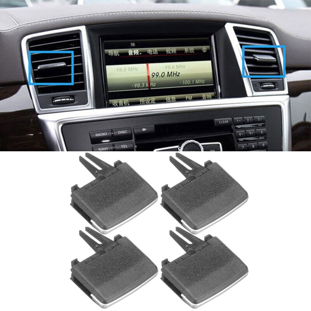 【Joychi】 Upgraded Performance 4PCS AC Air Vent Tab Clips for Mercedes For Benz W166 X166