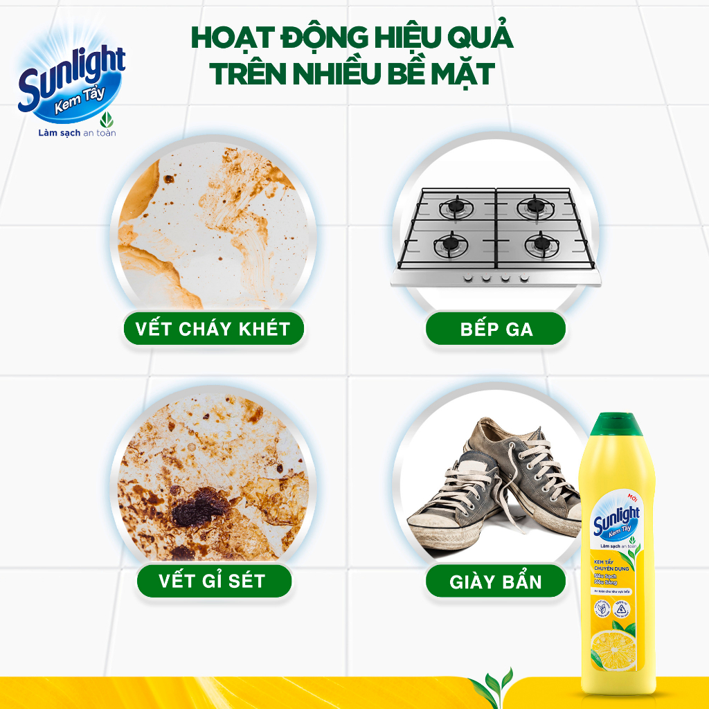 Kem Tẩy Chuyên Dụng Sunlight - 690G (Nâng cấp từ CIF)