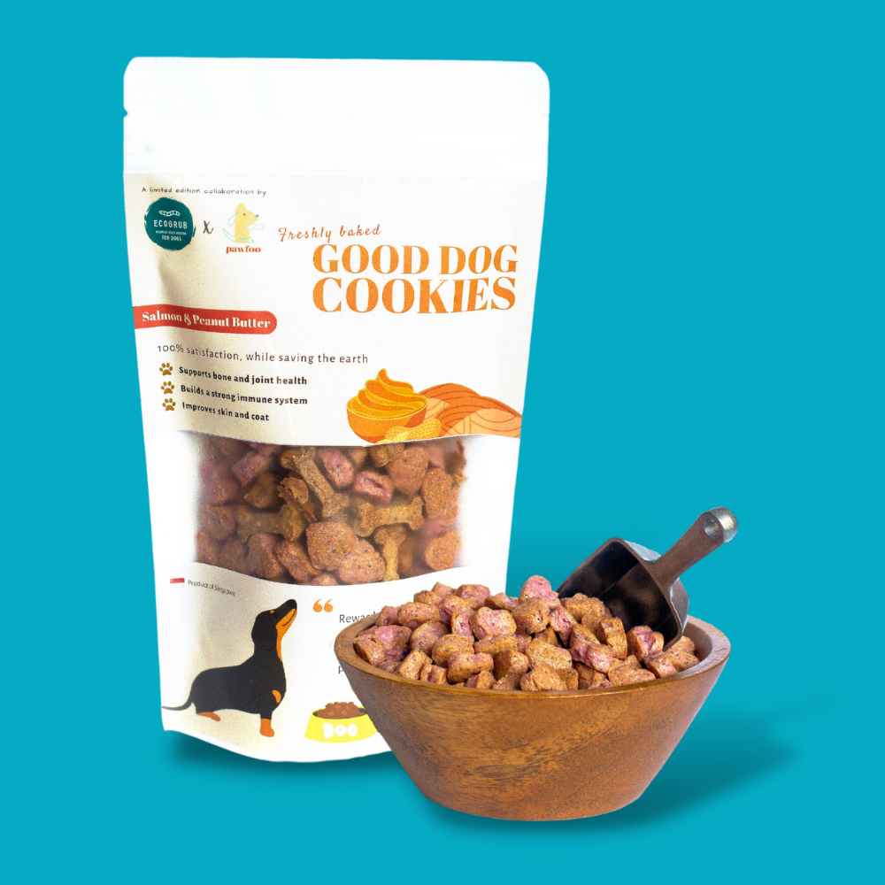 Zero Mess Good Dog Cookies Salmon and Peanut Butter (with Premium