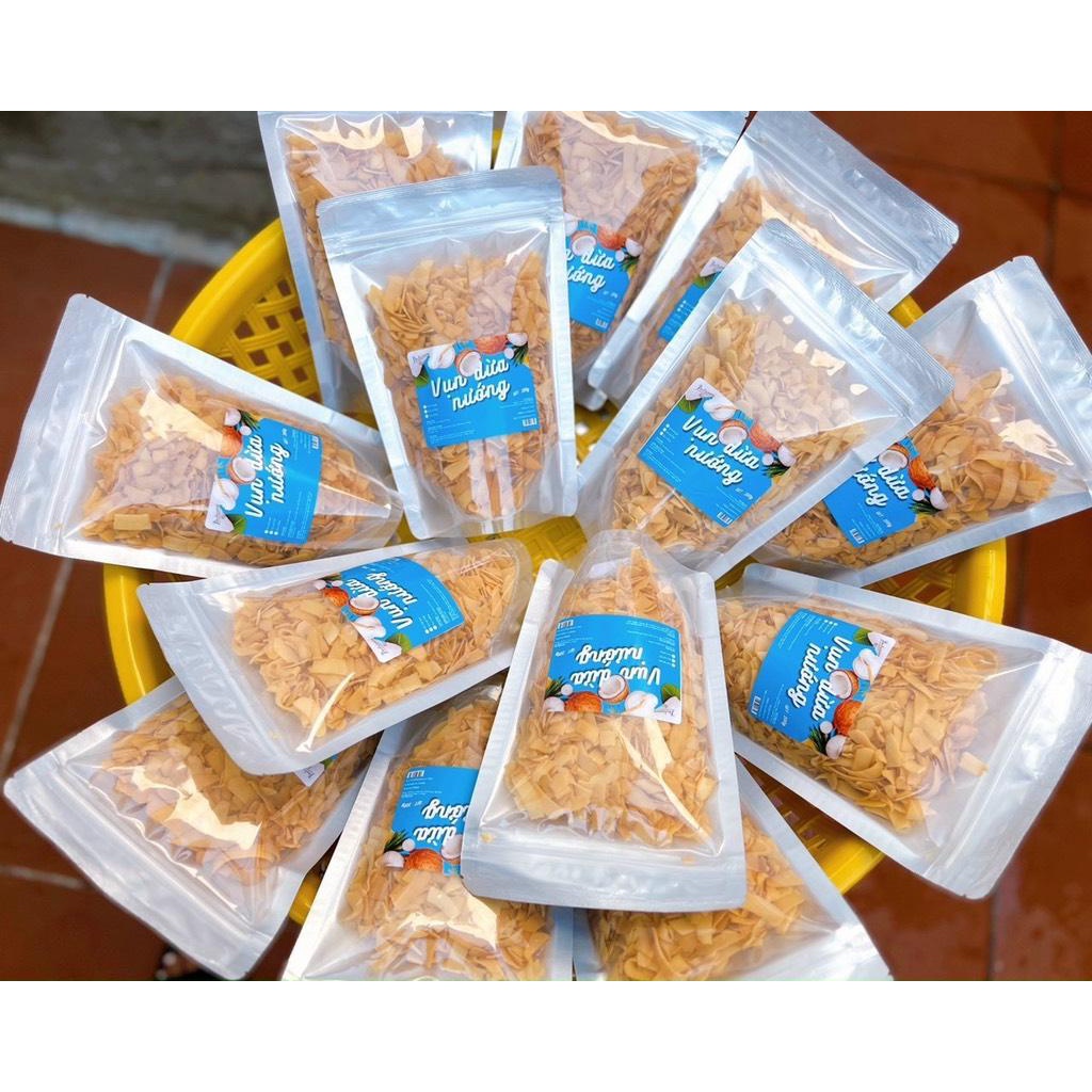 Dừa Miếng Sấy Giòn 200gr