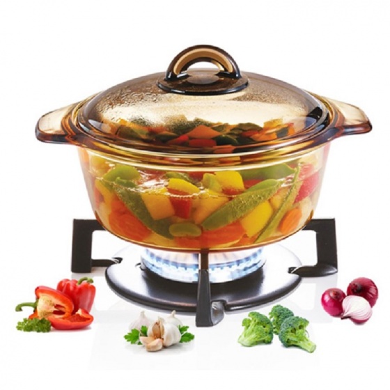 Nồi thủy tinh 1L Luminarc C6317 (Nâu)