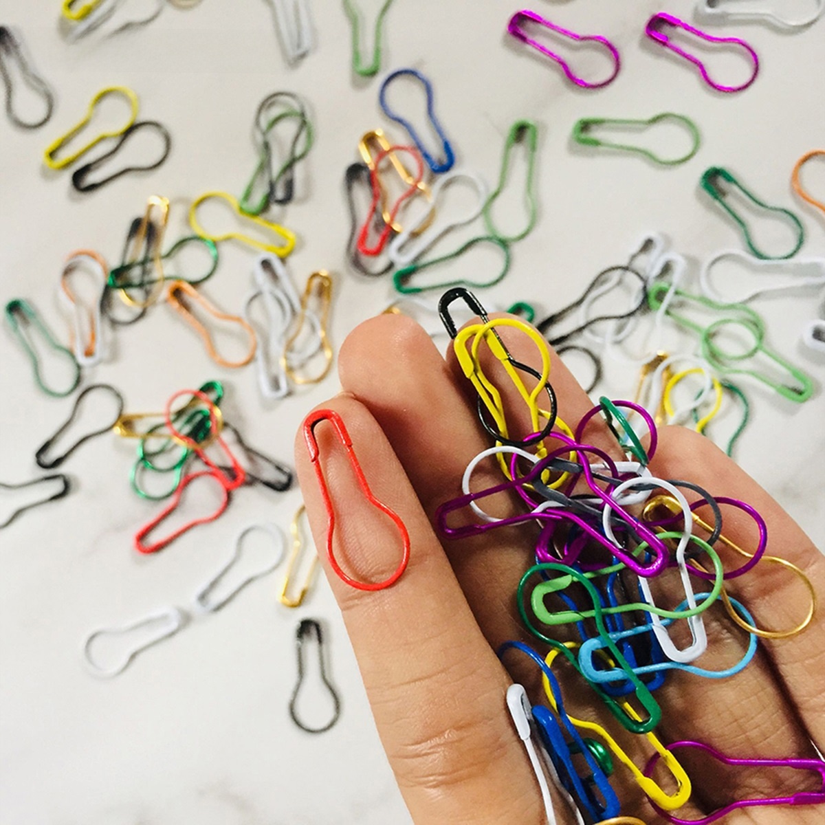 100pcs Multi Color Safety Hijab Pin/Small Size Metal Coilless Hijab