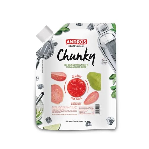 Mứt trái cây Chunky gói 1kg nhiều mùi