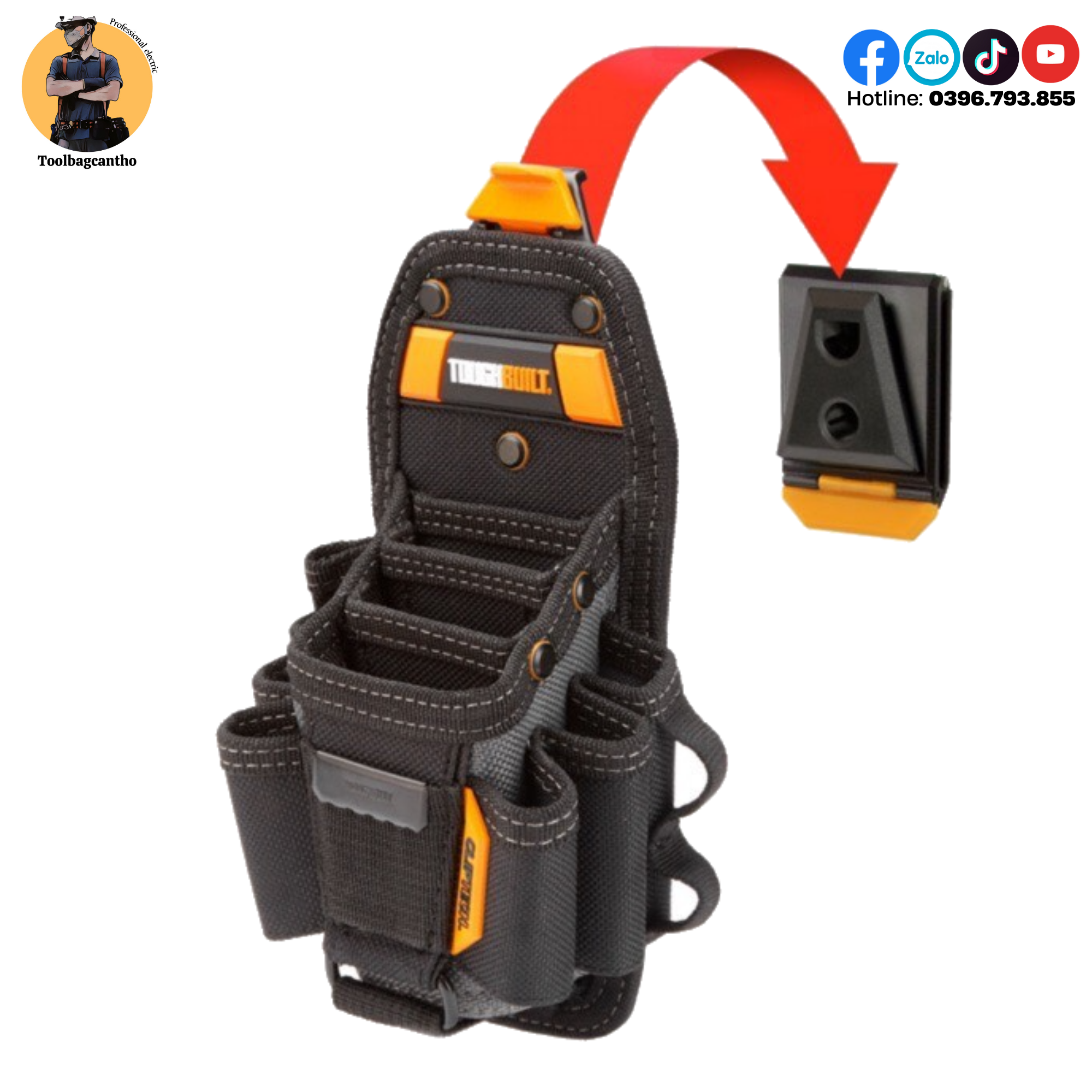Túi đồ nghề điện toughbuilt tb-ct-36-l10