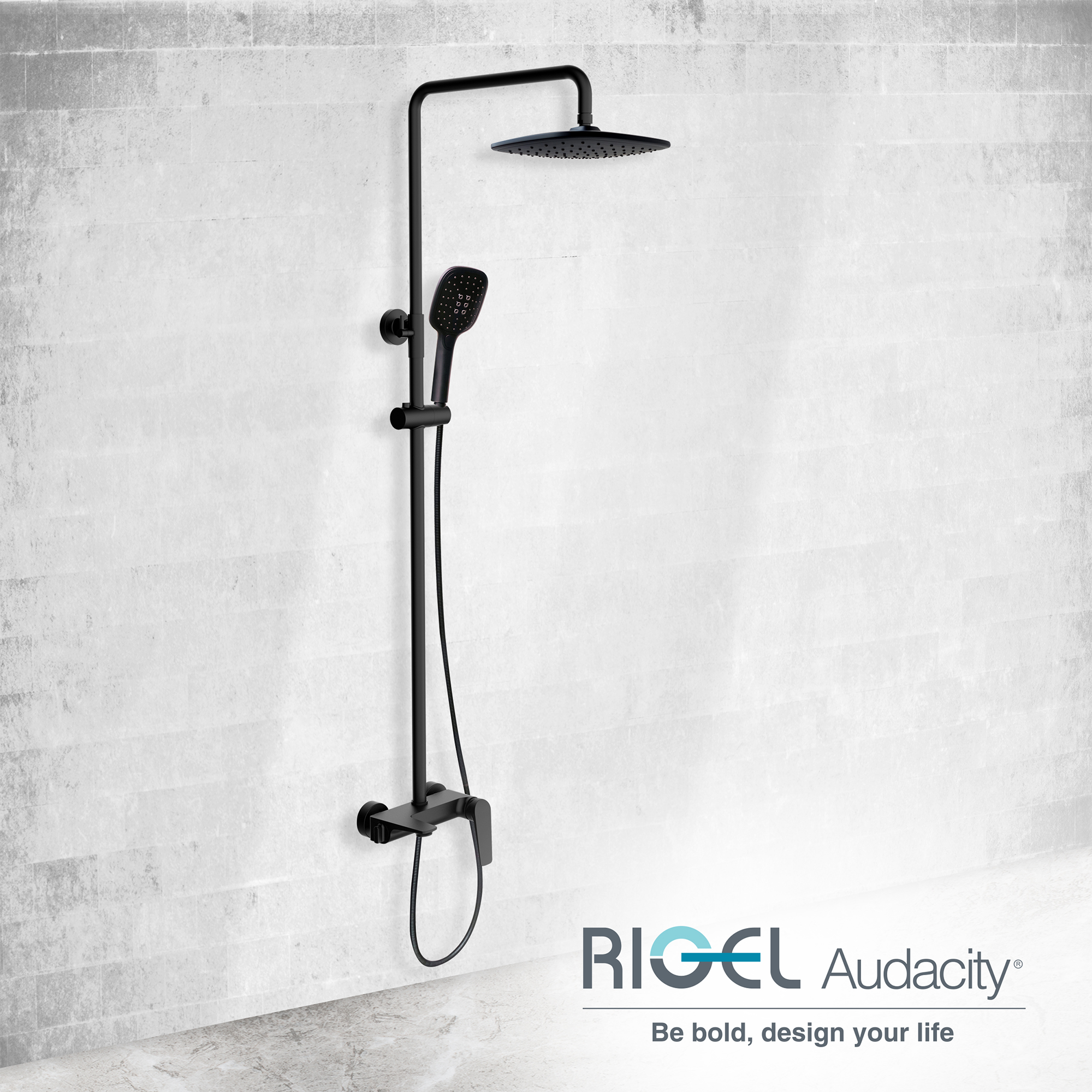 RIGEL Pebble Matte Black Rain Shower System W2RMXTE8705ATBM [Bulky] Lazada Singapore