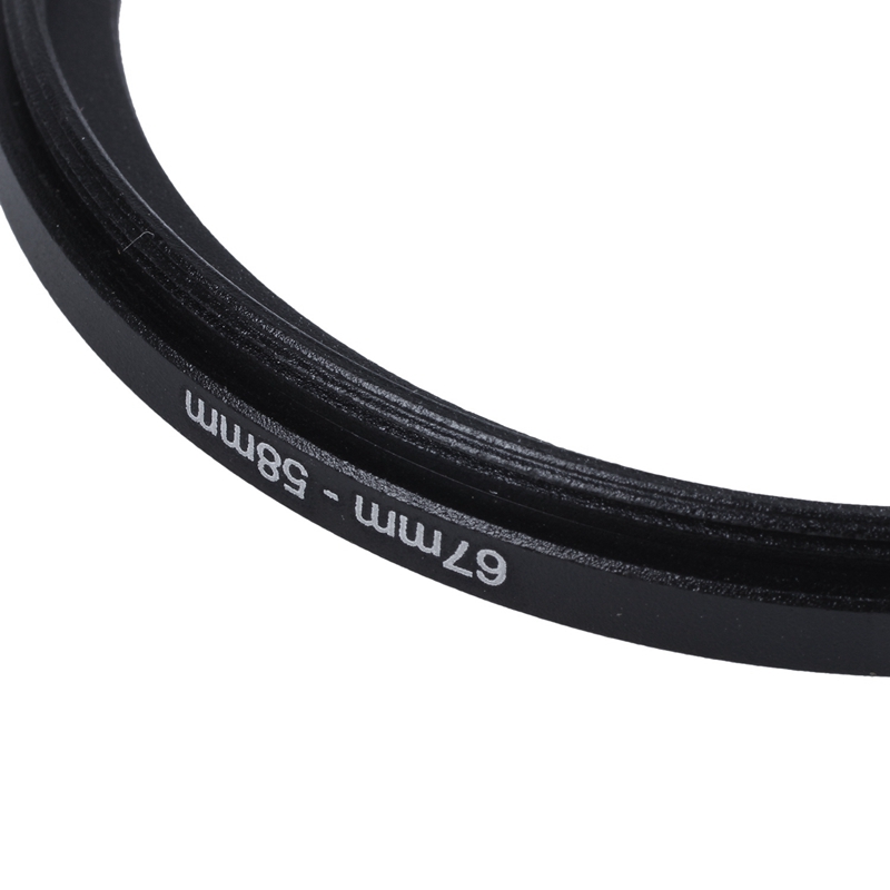 67mm-58mm 67mm to 58mm Black Ring Adapter for Camera