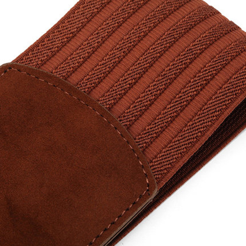 New ladies suede elastic wide belt GM2014