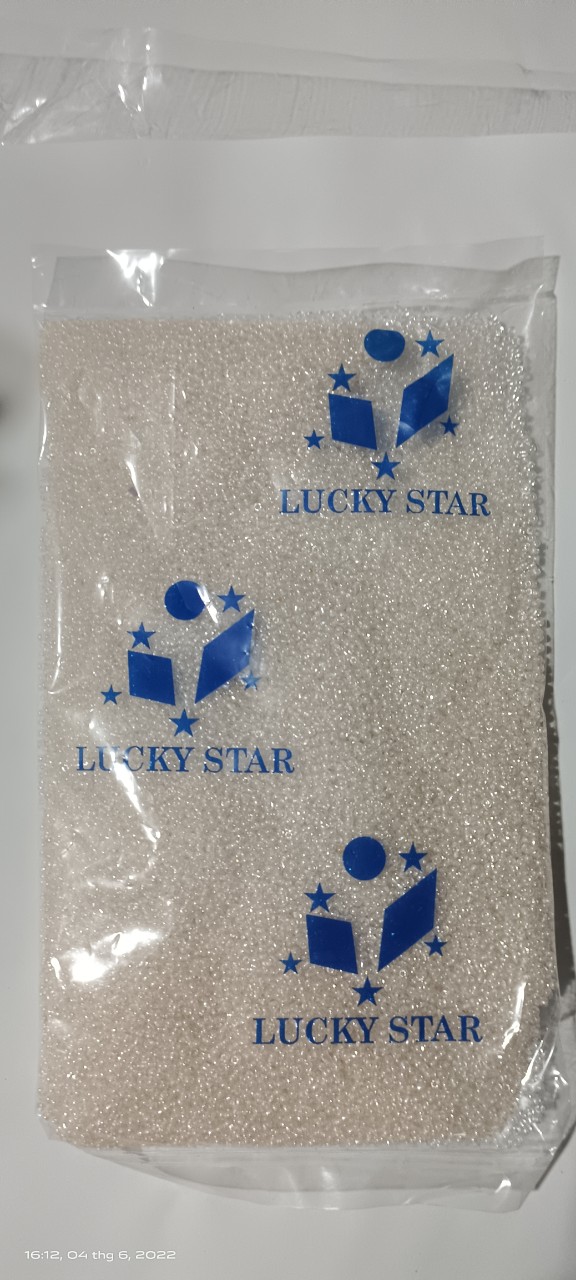 Hạt cườm màu trắng - phụ liệu may mặc, phụ kiện
