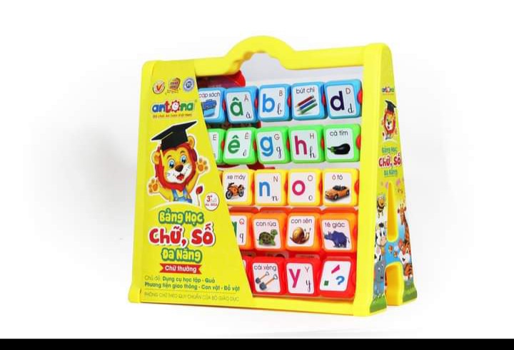 Kệ chữ a cho bé học chữ cái và số đa năng 5in1