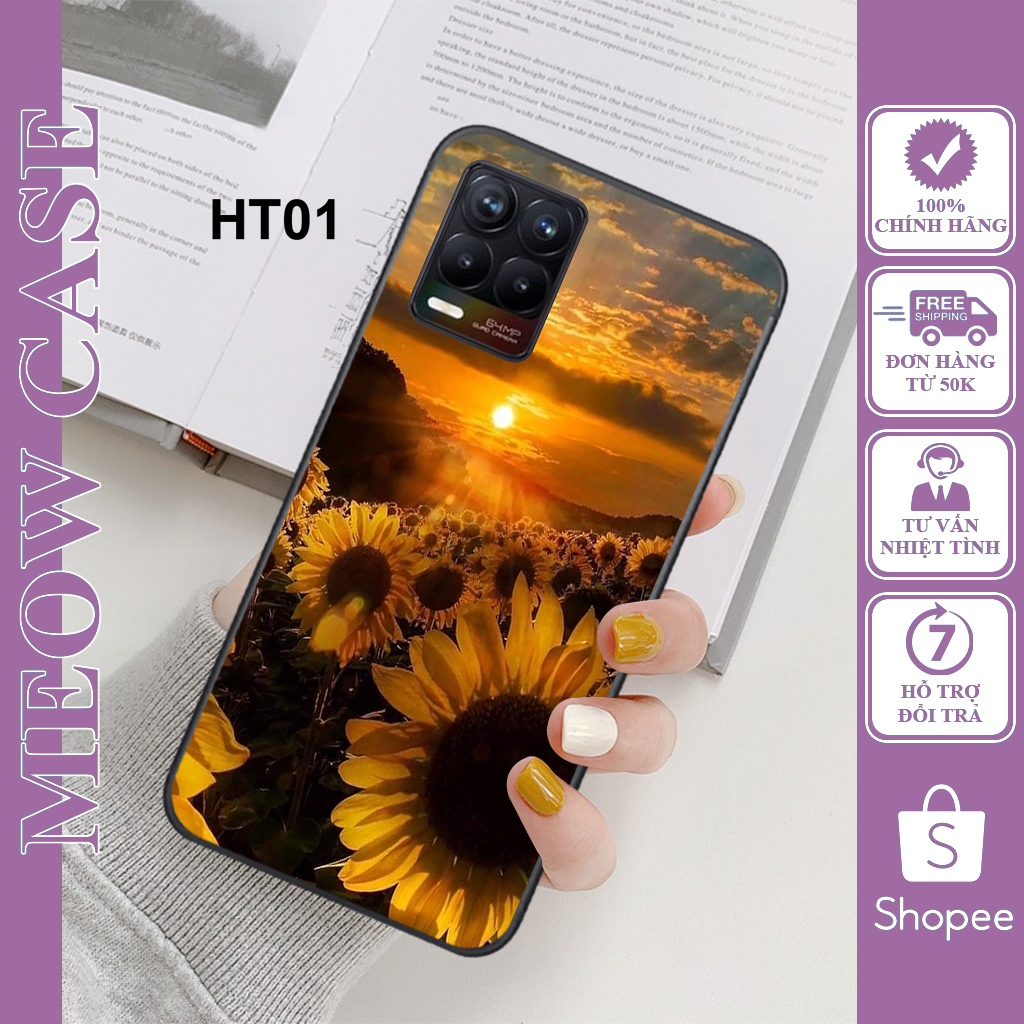 Ốp dẻo Realme 6/6Pro/7/7Pro/8/8Pro in hình Hoa