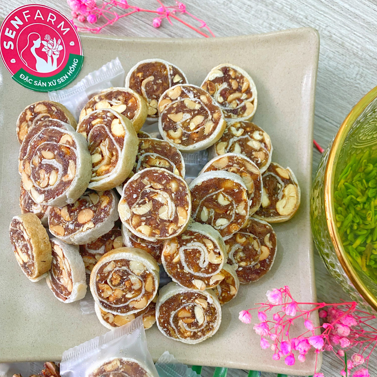 Kẹo chuối Hạt Điều Senfarm ít đường