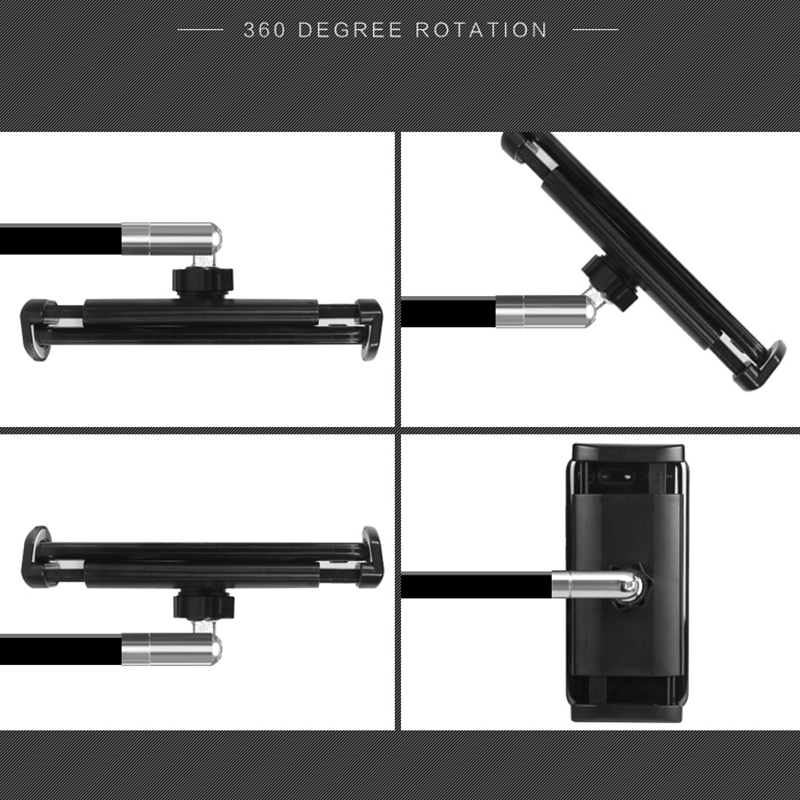 Adjustable Tablet Holder for Bed Table Mount 360° Rotation Cell Phone Bracket for iPhone iPad Arm Stand