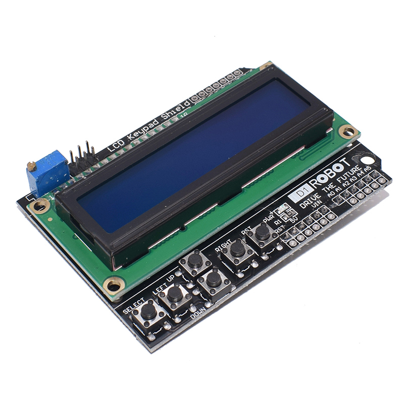 Keyboard shield LCD1602 LCD1602 module LCD display Arduino ATMEGA328 ATMEGA2560 Raspberry PI UNO blue screen