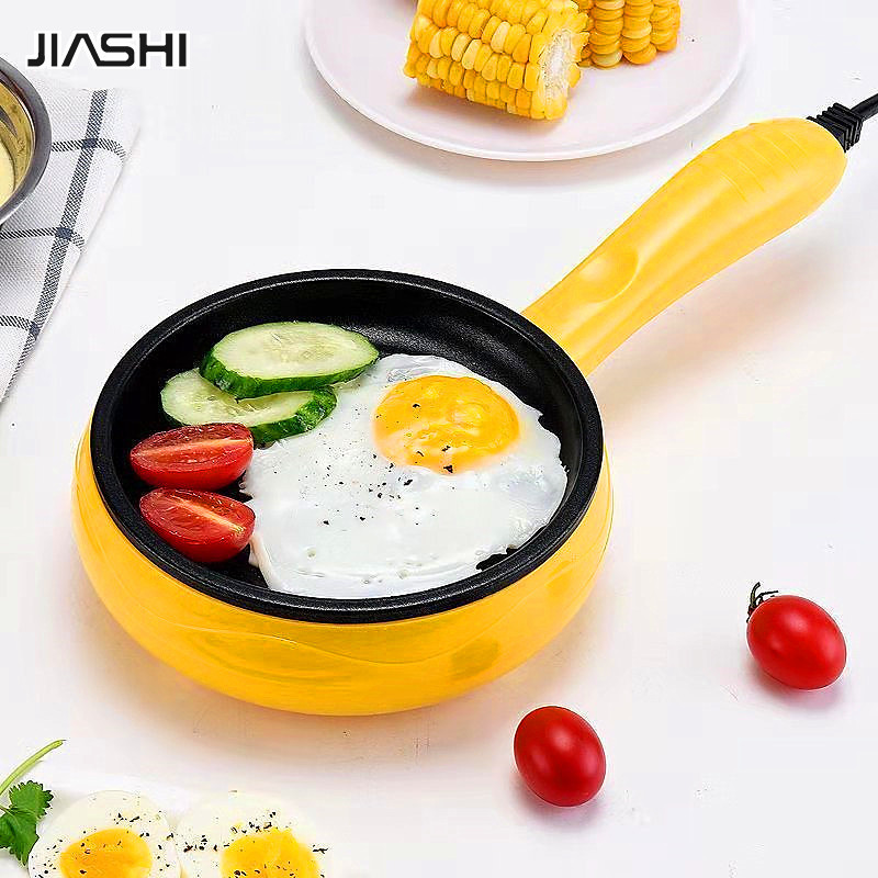 Jiashi hấp trứng đa chức năng hai lớp máy luộc trứng mini chảo rán chạy điện sáng tạo trứng hấp mãng cầu máy làm bữa sáng