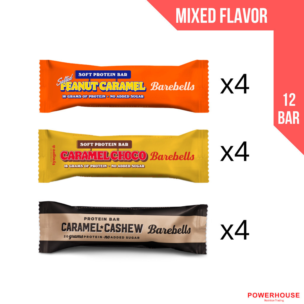 [MIXED] Barebells Protein Bar 12 bars [HALAL Protein Bar, Meal