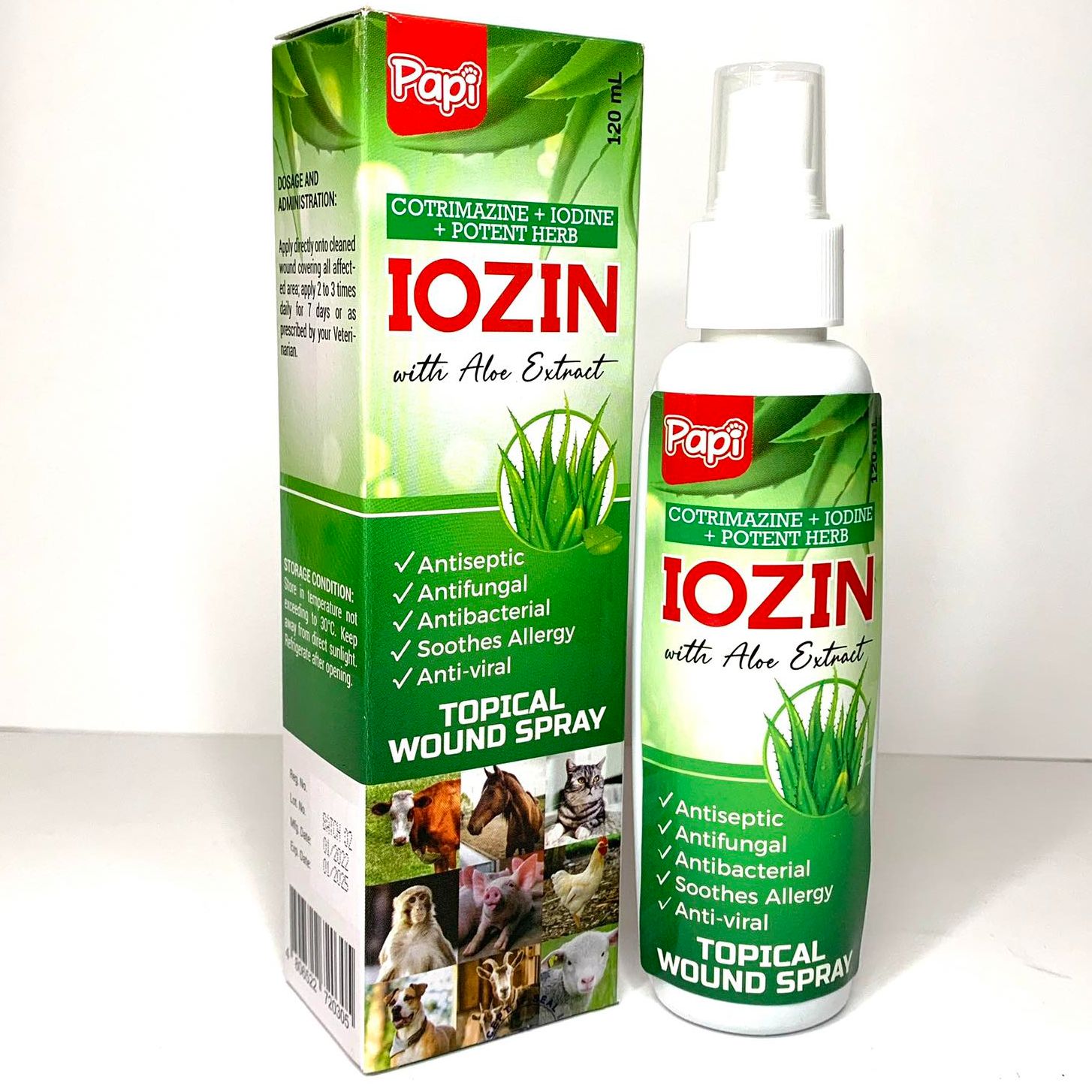 Iozin spray cheap for dogs