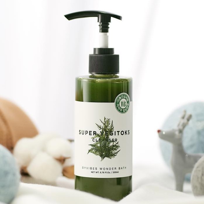 Sữa rửa mặt rau củ thải độc Super Vegitoks Cleanser Wonder Bath 300ml