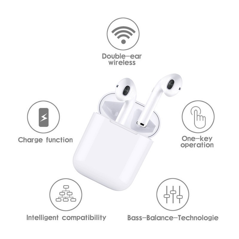 i9s TWS Headset Bluetooth Wireless Sport True Earphone Tws i9s - Main Image