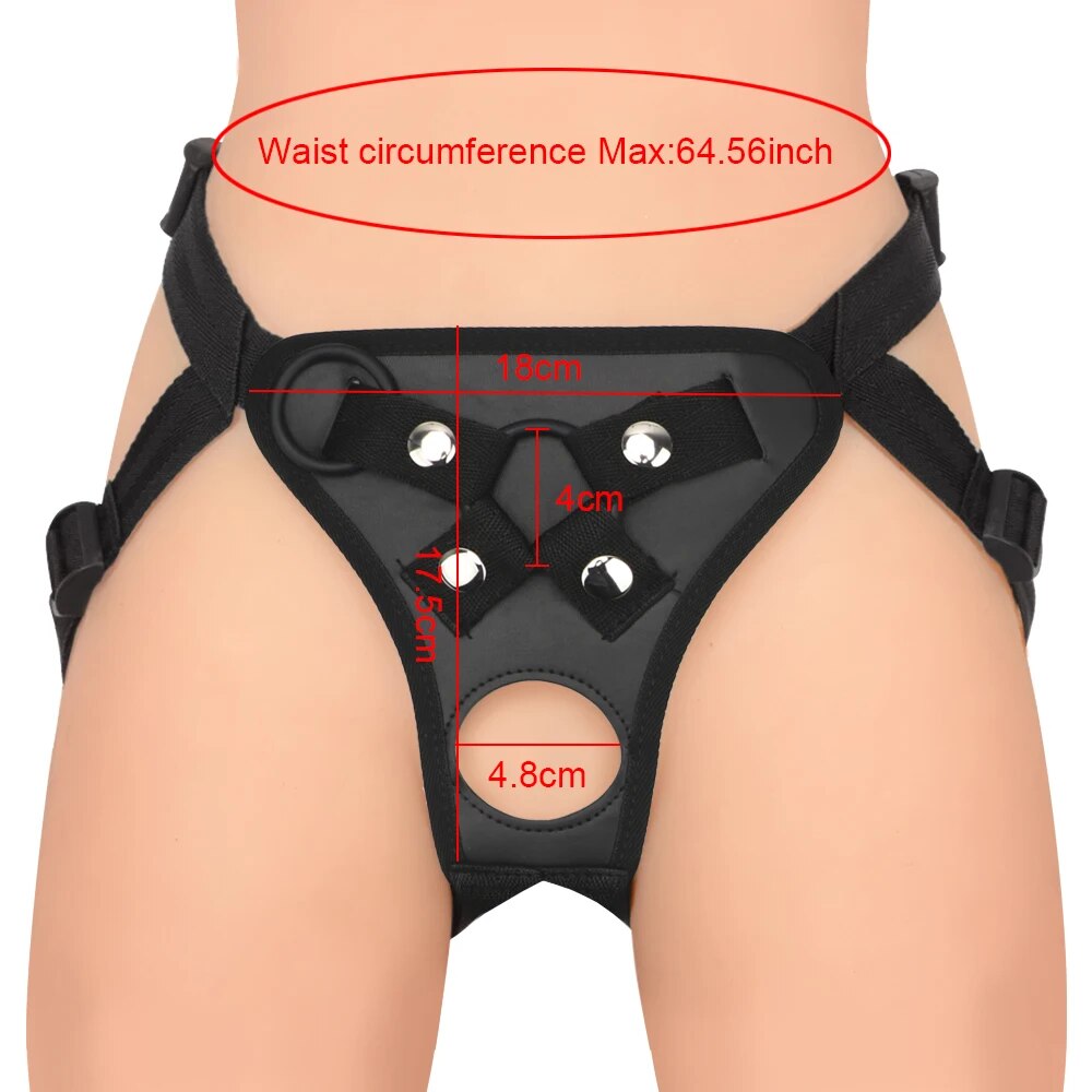 【100%-original】 vatine man straps Belt games MEN'S strap-on practical pants for men double rings.
