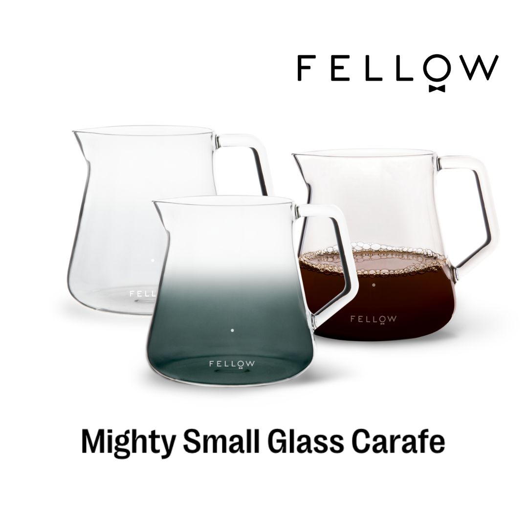 Fellow Mighty Small Glass Serving Carafe For Coffee & Tea, No-drip