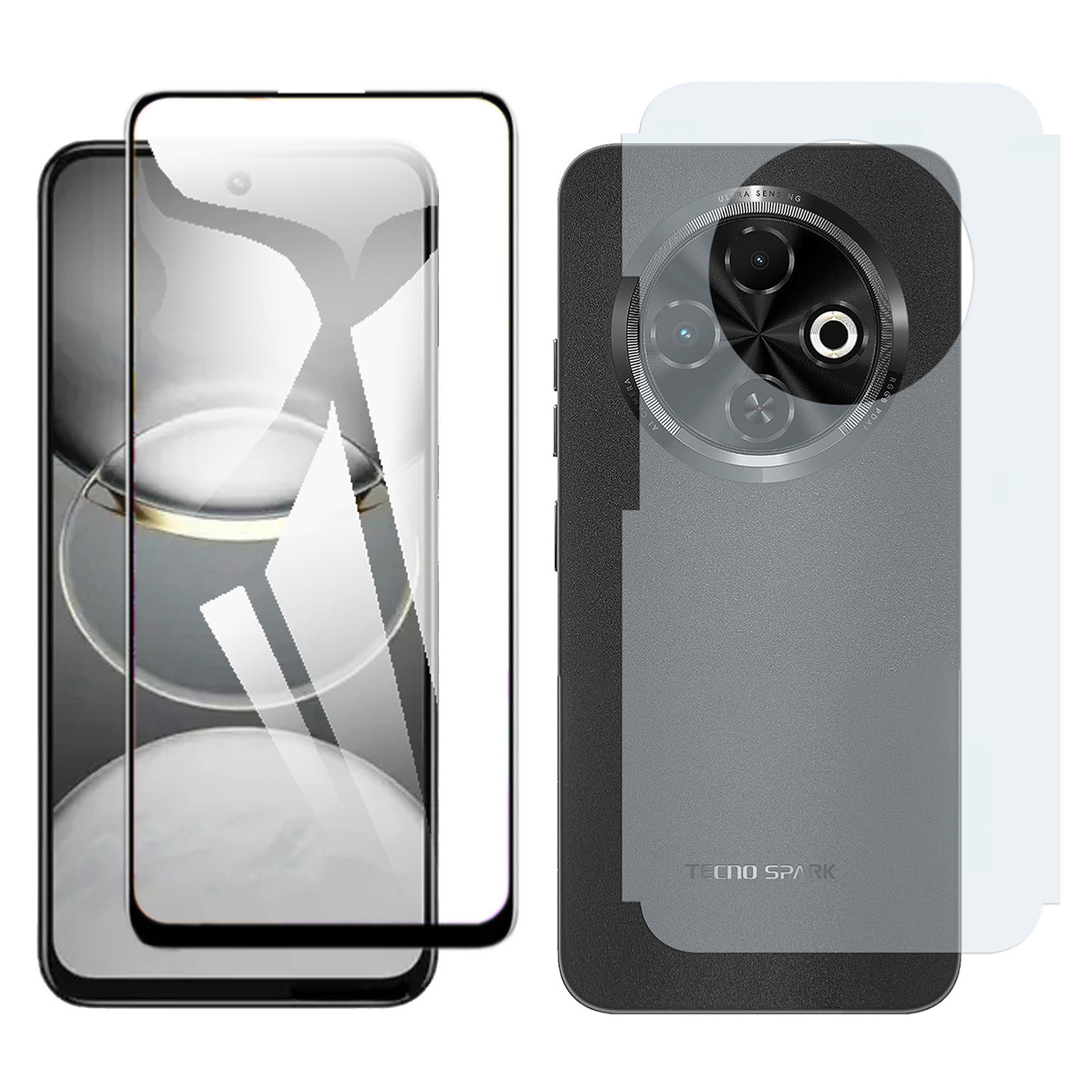 Tecno%20Spark%2030C%20Full%20Glue%209D%20Tempered%20Glass%20Screen%20Protector%20Complete%20Edge%20to%20Edge%20Coverage%20+%20Soft%20Skin%20Matte%20Back%20Protector%20Scratch%20Resistant%20Film%20For%20Tecno%20Spark%2030C%20-%20Image%204